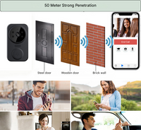 Black Smart Wi-Fi Doorbell with Camera – Noctiq-State of Style