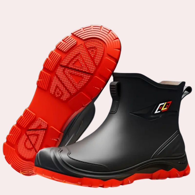 Black Winter Boots for Men with Strong Grip - Felix-6-State of Style