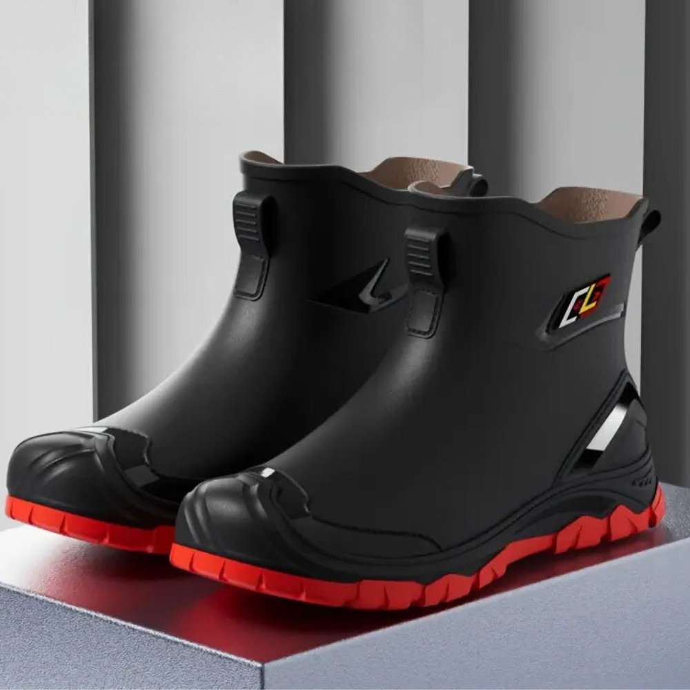 Black Winter Boots for Men with Strong Grip - Felix-6-State of Style