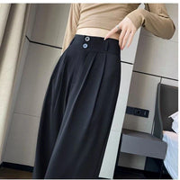 Black Women's High Waist Palazzo Trousers – Elara-S-State of Style