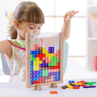 Block Puzzle - BrainBlocks-Red-State of Style