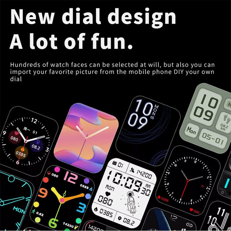 Blood Sugar Monitoring Watch - GlucoWatch-Black-State of Style