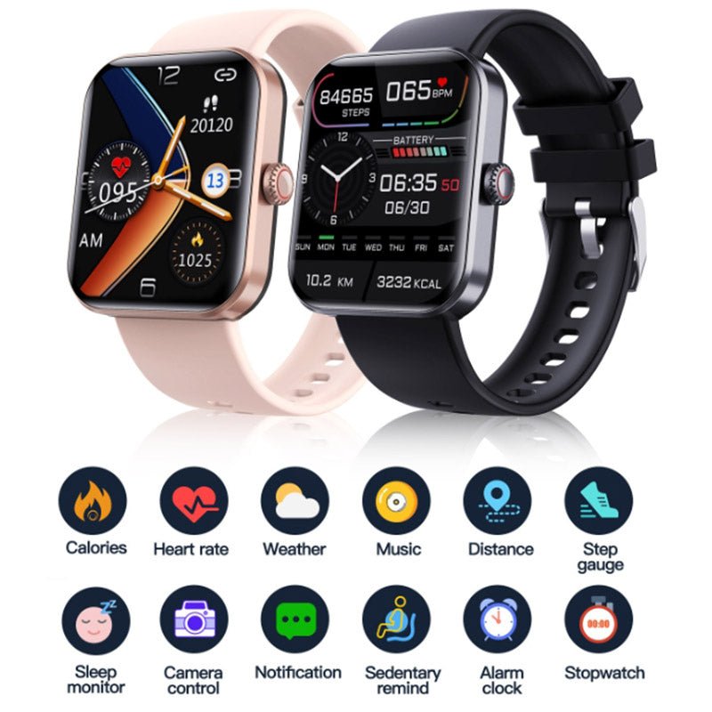 Blood Sugar Monitoring Watch - GlucoWatch-Black-State of Style
