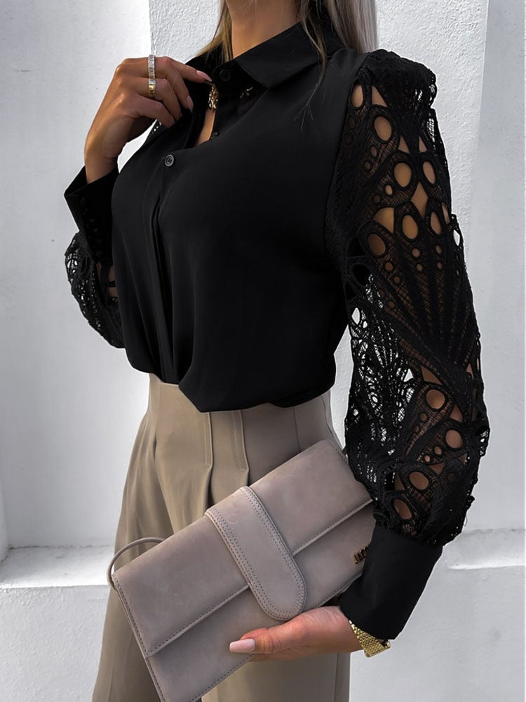 Blouse for Women – Elegant & Versatile Wardrobe Essential-Black-S-State of Style
