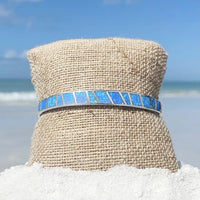 Blue and Silver Opal Bracelet - Isola-State of Style