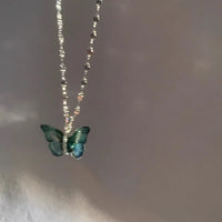 Blue Butterfly Necklace – Elina-State of Style