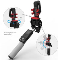 Bluetooth Selfie Stick with 360° Rotation – SpinShot-Black-State of Style