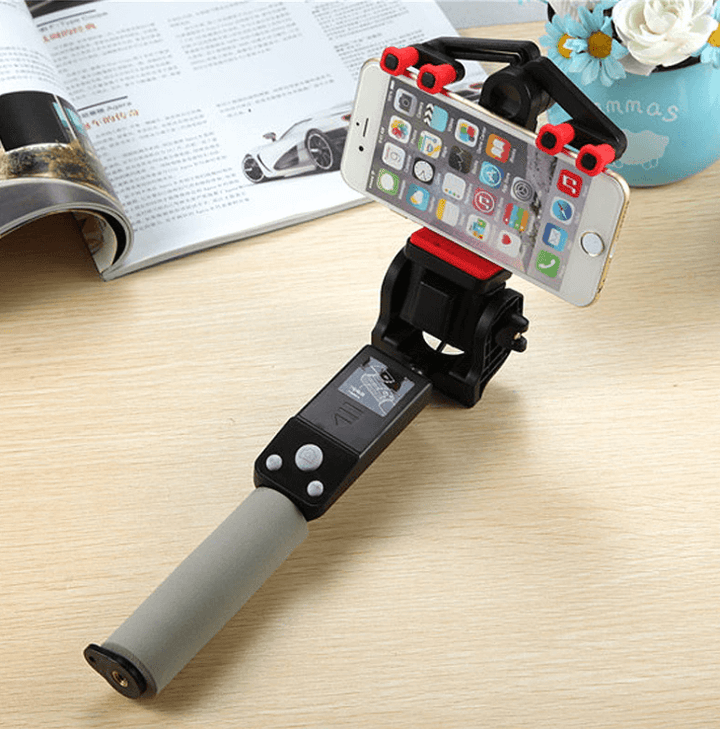 Bluetooth Selfie Stick with 360° Rotation – SpinShot-Black-State of Style