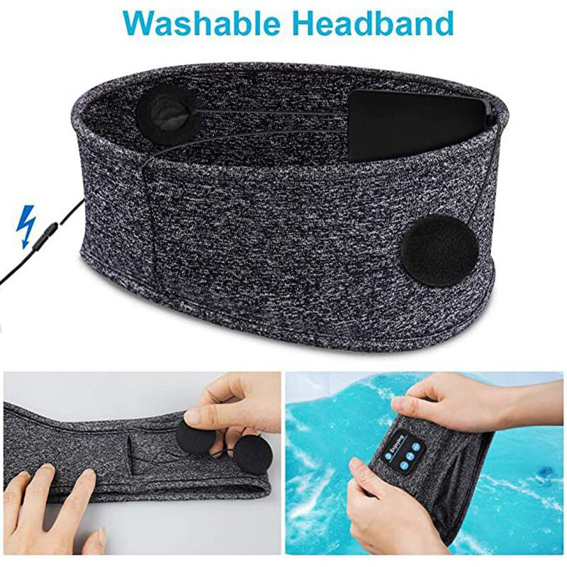 Bluetooth Sleep Mask - DreamWave-Grey-State of Style