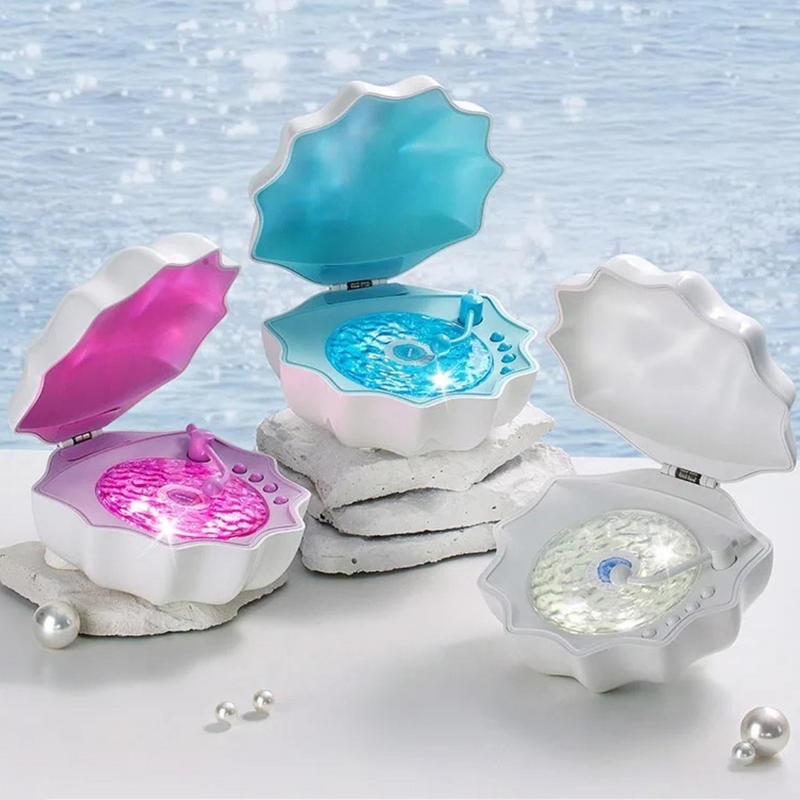 Bluetooth Speaker with Illuminated Wave Plate - WaveGlow-Blue-State of Style