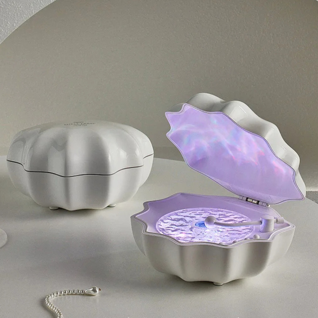 Bluetooth Speaker with Illuminated Wave Plate - WaveGlow-Blue-State of Style