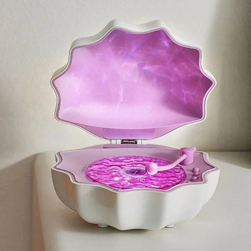 Bluetooth Speaker with Illuminated Wave Plate - WaveGlow-Pink-State of Style