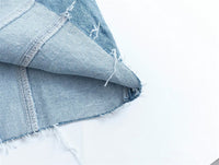 Bobbie Strapless Denim Dress | Cool and Unique-Light Blue-XS-State of Style