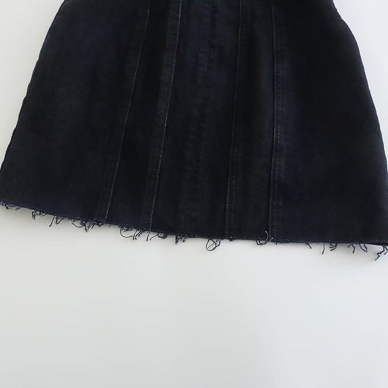 Bobbie Strapless Denim Dress | Cool and Unique-Light Blue-XS-State of Style