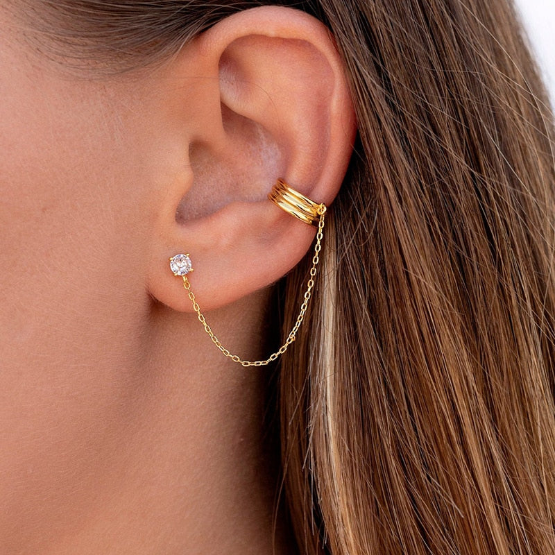 Boho Chic Earring Set - Amira-3-Pair Set-Gold-State of Style