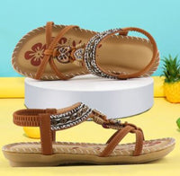 Boho Chic Sandals | Stylish & Comfortable-Brown-4.0-State of Style