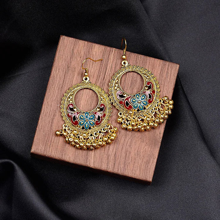 Boho Ethno Drop Earrings – Noura-1-State of Style