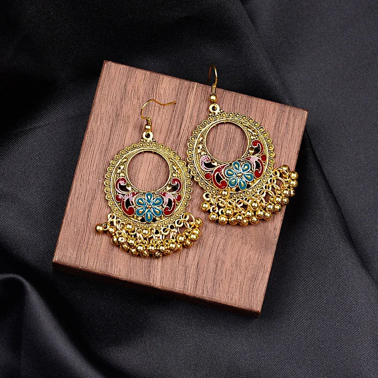 Boho Ethno Drop Earrings – Noura-1-State of Style
