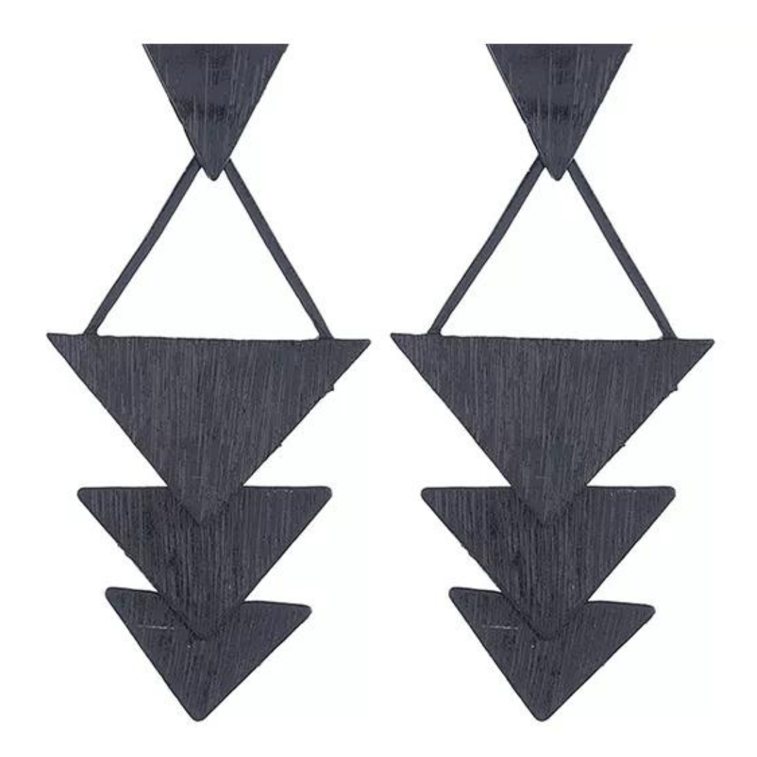 Boho Wood Teardrop Earrings | Trendy and Lightweight Jewellery-Style 2-State of Style