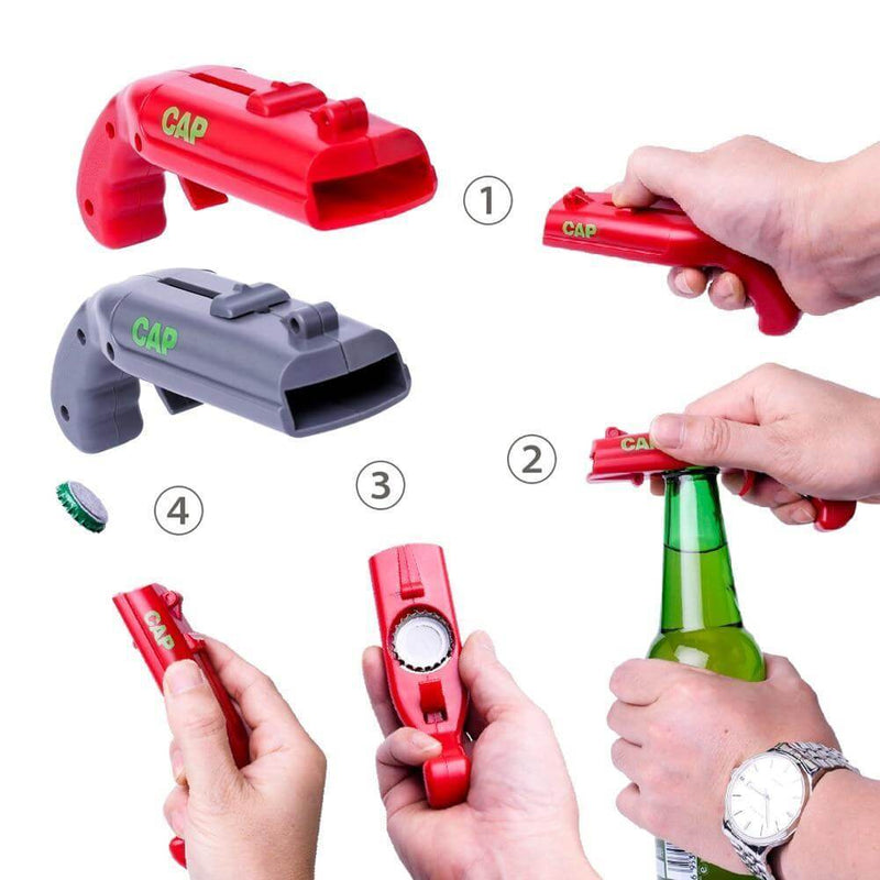 Bottle Cap Shooting Bottle Opener – BlastCap-Grey-State of Style