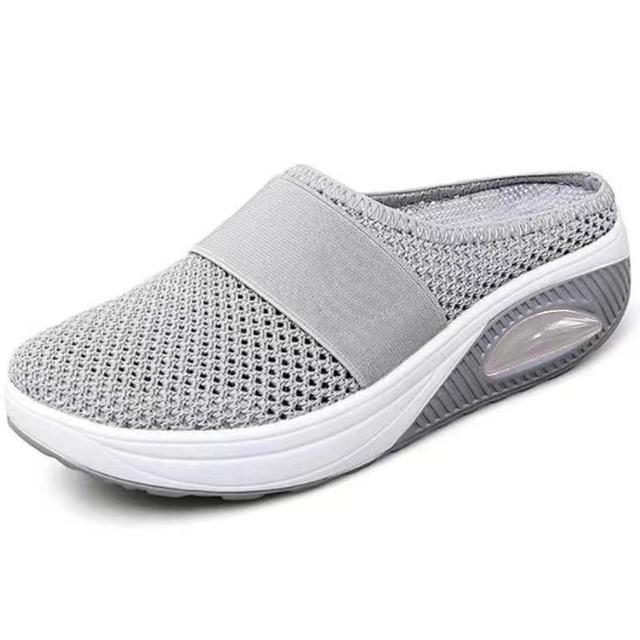 Bounzy | Classic Feminine Sandals with Retro Charm-Light Grey-3.5-State of Style