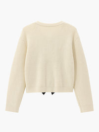 Bow Sweater for Women - Isla-White-XS-State of Style