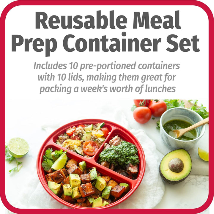 BPA-free Meal Prep Containers, Set of 10-State of Style