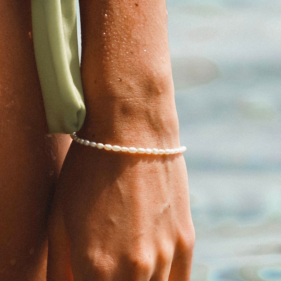 Bracelet with Freshwater Pearls - Marina-State of Style