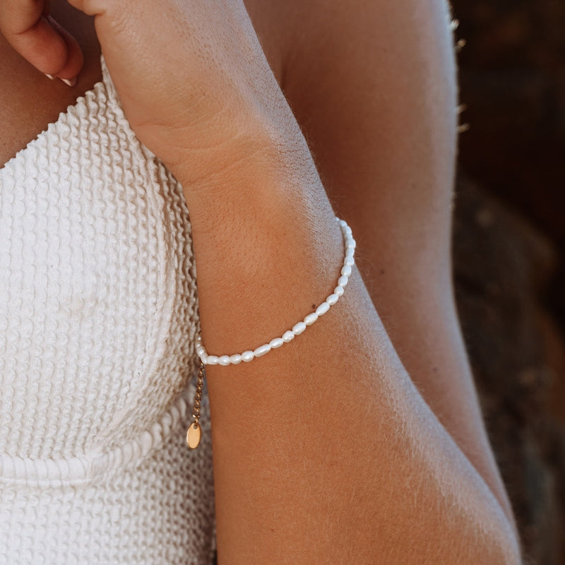 Bracelet with Freshwater Pearls - Marina-State of Style