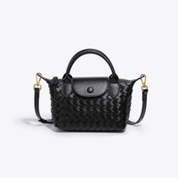 Braided Mini Bag - Elena-Black-State of Style