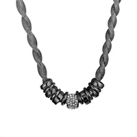 Braided Stylish Necklace - Lynora-Black-State of Style