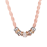 Braided Stylish Necklace - Lynora-Rose Gold-State of Style