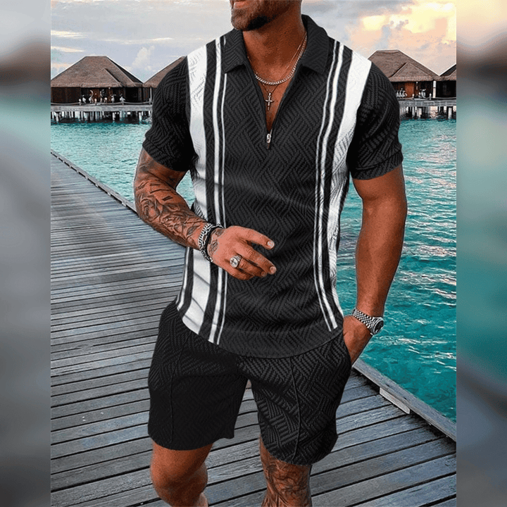 Bramwell – Unique and Comfortable Men's Set-Dark Grey-M-State of Style