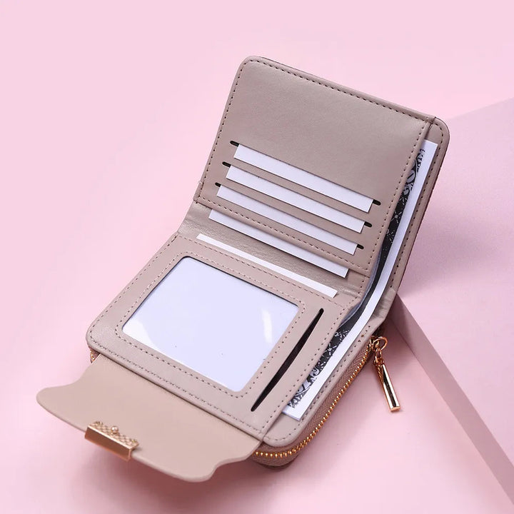 Brand Blätter Clutch Elegance Mini Wallet-Brown-State of Style