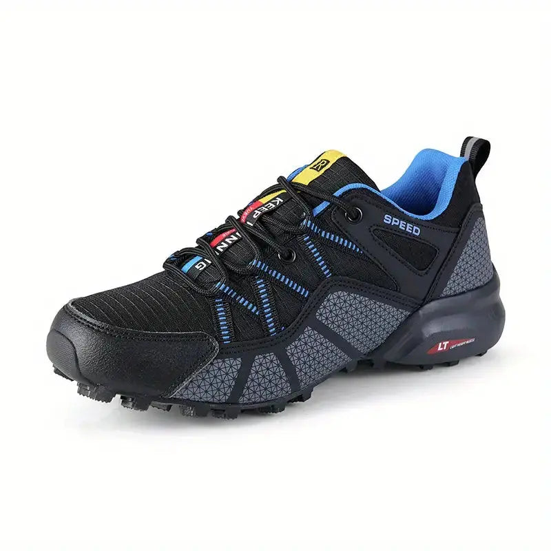Breathable men's hiking shoes with support and comfort – TrailStep Pro-Blue-6-State of Style