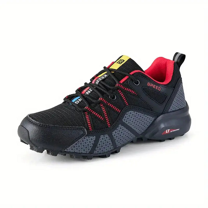 Breathable men's hiking shoes with support and comfort – TrailStep Pro-Red-6-State of Style