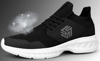 Breathable Men's Running Shoes - FlexiFit-Black-6.5-State of Style