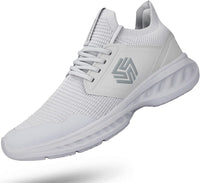 Breathable Men's Running Shoes - FlexiFit-Light Grey-6.5-State of Style