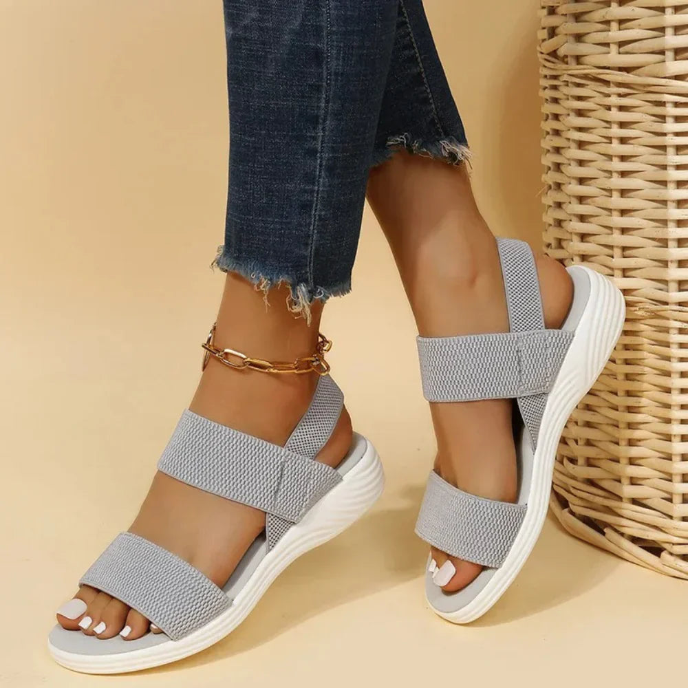 Breathable Mesh Orthopedic Sandals | Easy Slip-on Design-Blue-3.5-State of Style