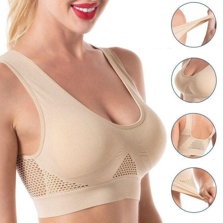 Breathable Mesh Sports Bra – Sofia-Purple-S-State of Style
