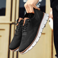Breathable mesh summer shoes for men - Colin-Khaki-6.5-State of Style
