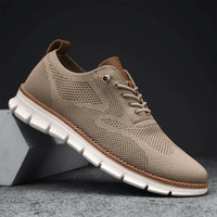 Breathable & Ultra-Comfortable Men's Sneakers in Minimalist Design – Elias-Green-6-State of Style