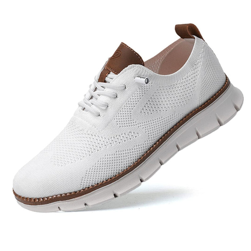 Breathable & Ultra-Comfortable Men's Sneakers in Minimalist Design – Elias-White-6-State of Style