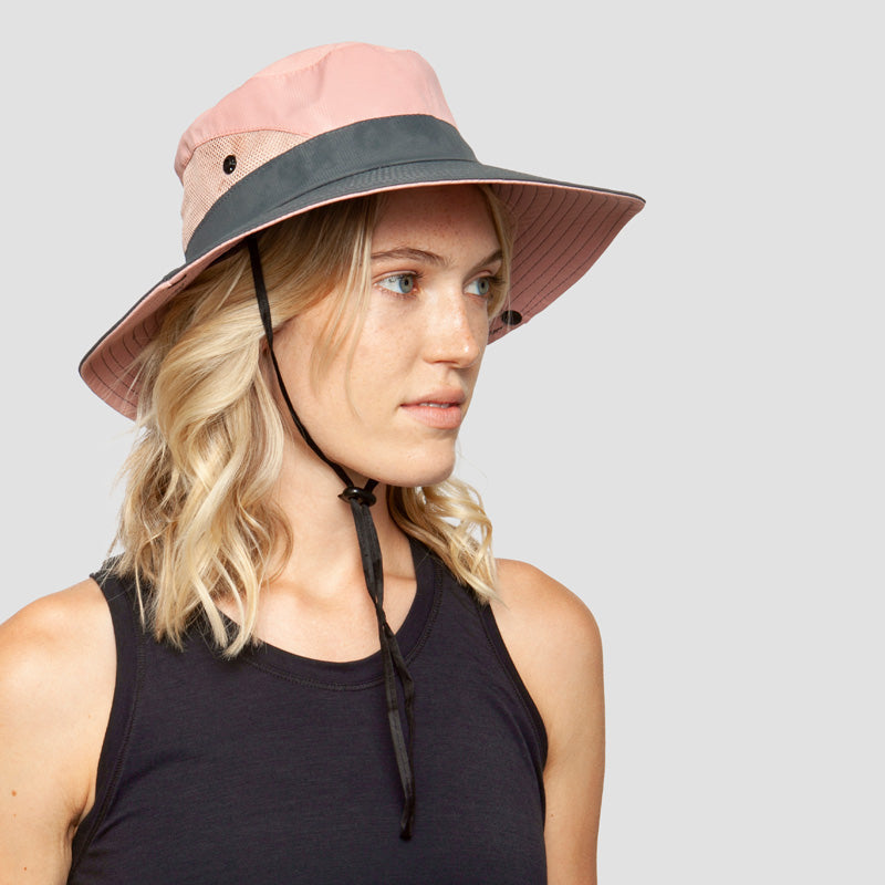 Breathable UV Protection Women's Sun Hat Foldable with Ponytail Opening – Liane (Buy 1, Get 1 FREE)-Red-State of Style