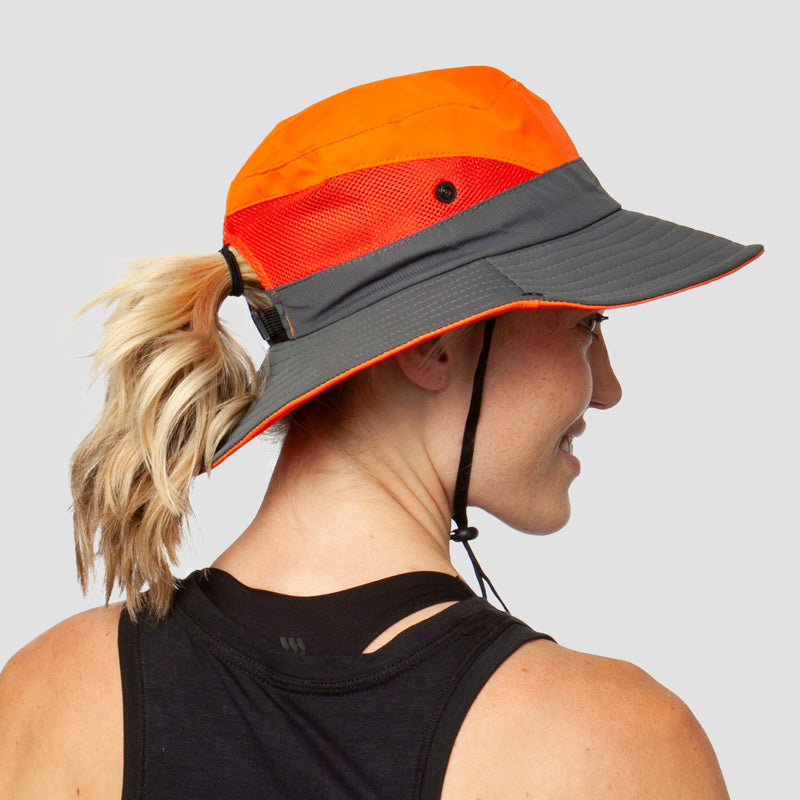 Breathable UV Protection Women's Sun Hat Foldable with Ponytail Opening – Liane (Buy 1, Get 1 FREE)-Red-State of Style