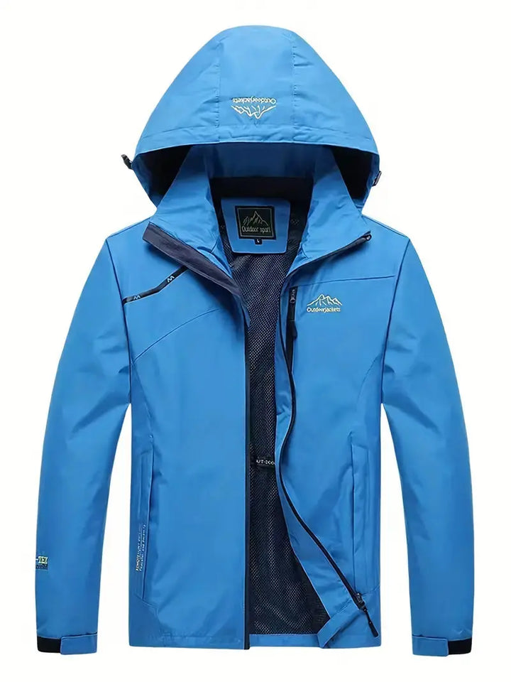 Breathable Wind Jacket - AquaShield-Black-M-State of Style