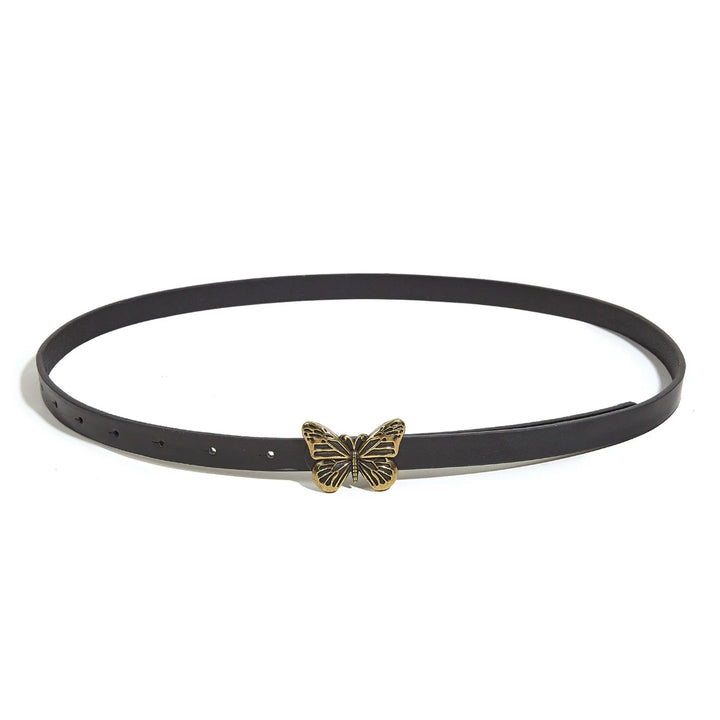 Bronze Butterfly Accent Retro Women's Belt-State of Style