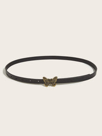 Bronze Butterfly Accent Retro Women's Belt-State of Style