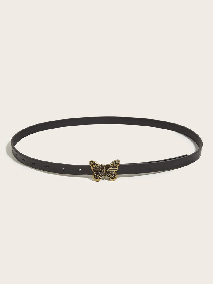 Bronze Butterfly Accent Retro Women's Belt-State of Style