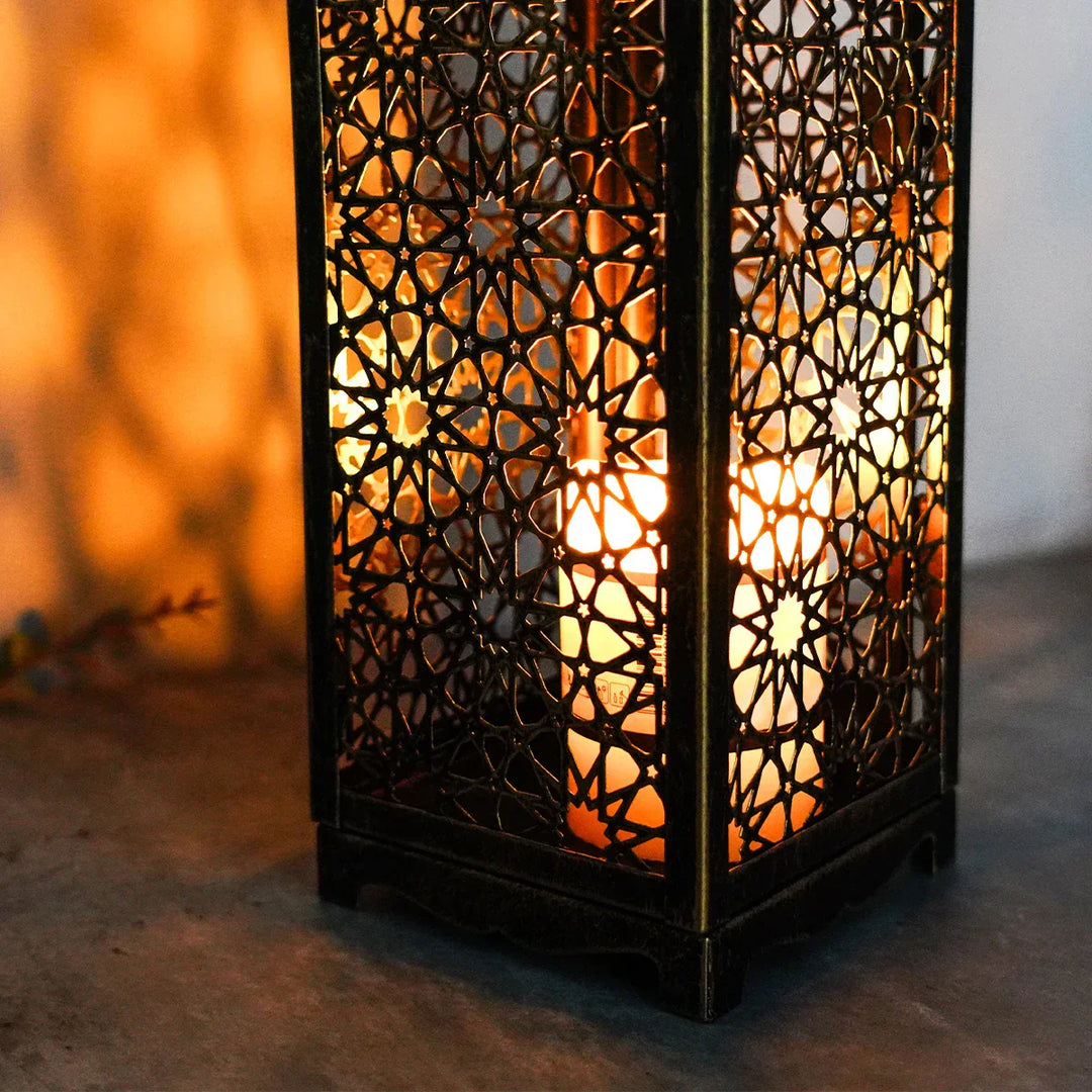 Bronze Vintage Candle Holder - Victor-S (9x25cm)-State of Style